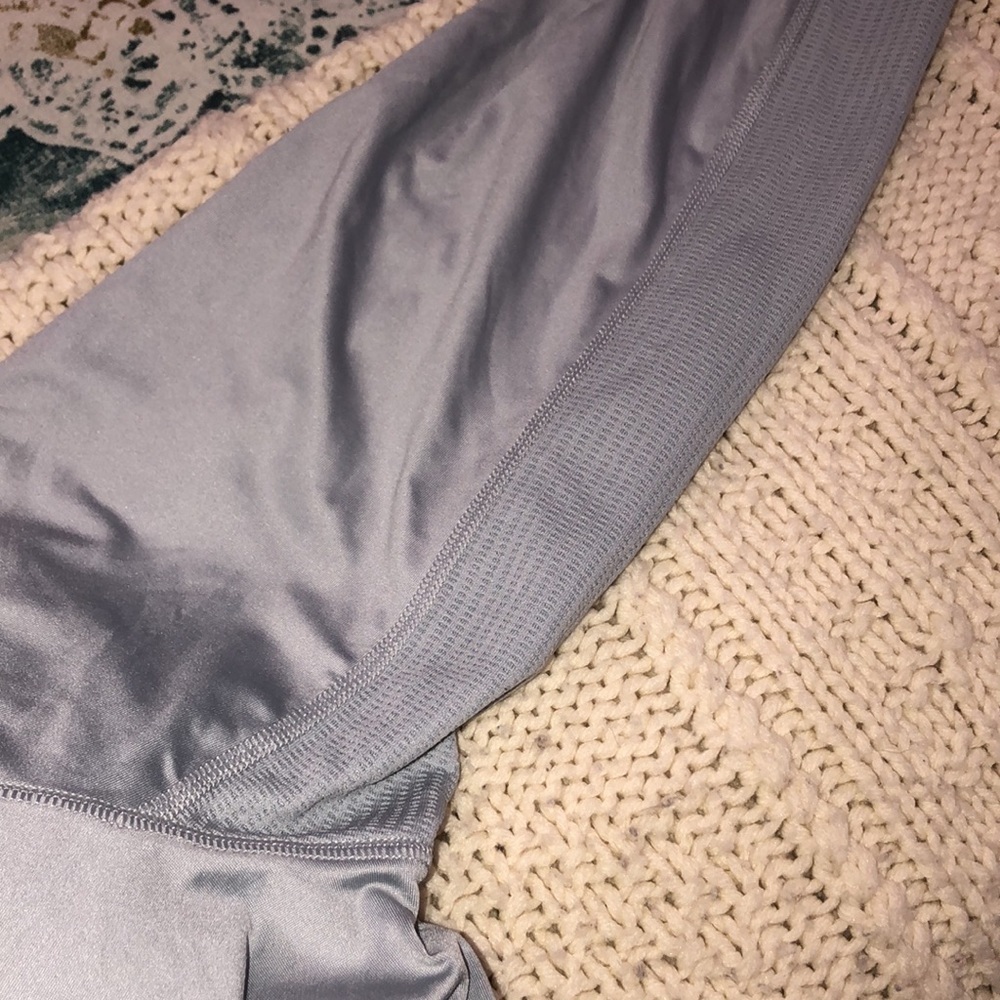 Habit size medium blue grey solar factor hooded pullover athletic top - Picture 7 of 9